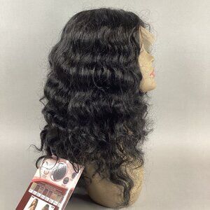 Melted Harline Fabiola Short Wavy #1B Off Black Synthetic Lace Front Wig